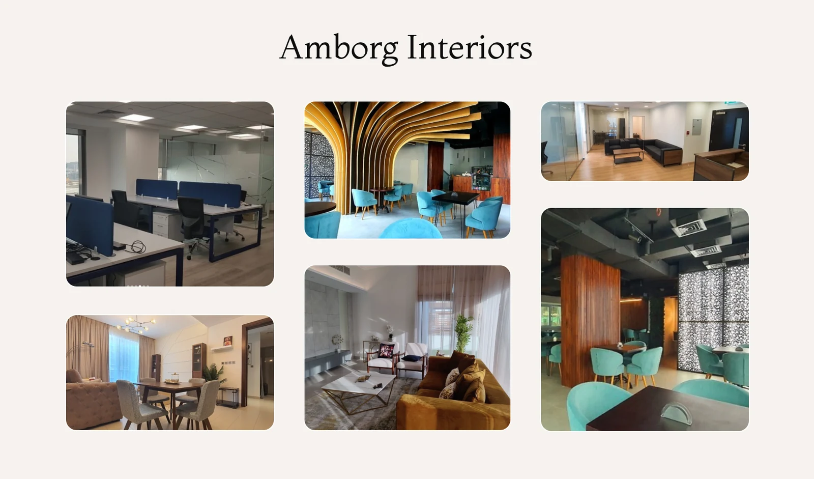 Euphoria Interiors Dubai interior design studio living room and bedroom projects